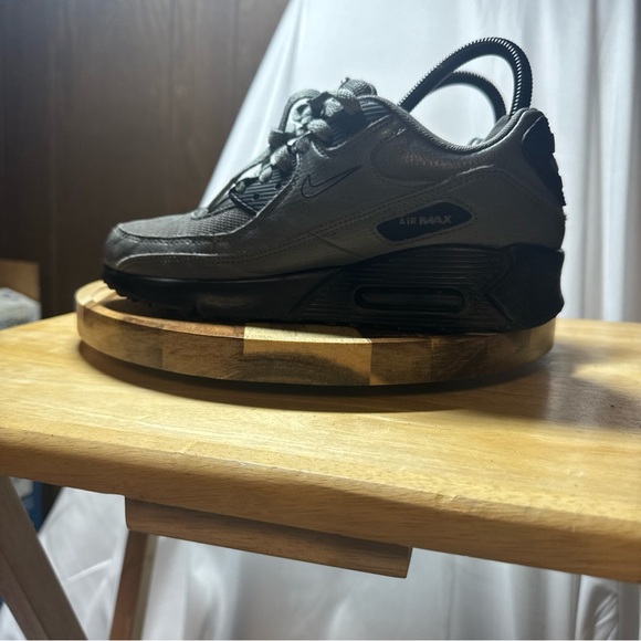 Nike Shoes - Nike Air Max 90  multi swoosh  smoke grey Mandarin  5.5Y = women’s 7